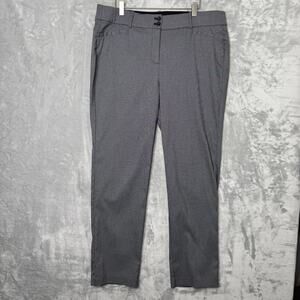 Lane Bryant Pants Womens 18 Gray Straight Leg Stretch Career Work Office Modern